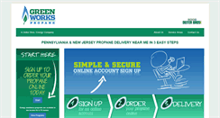 Desktop Screenshot of greenworkspropane.com
